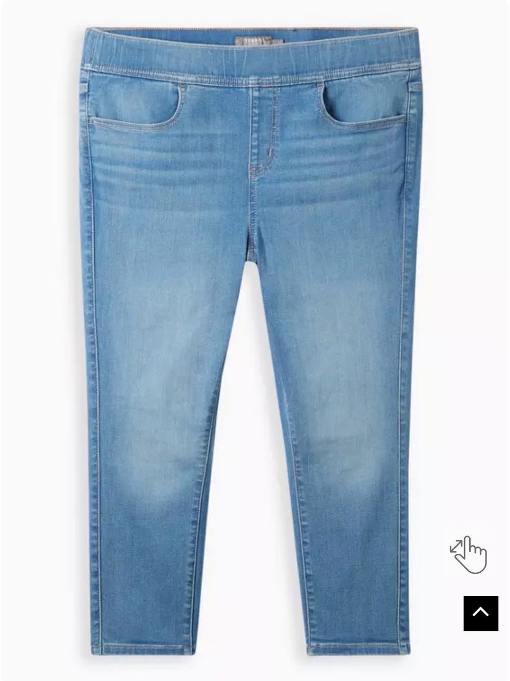 🆕 Torrid Crop Lean Jean Skinny Super Soft High-Rise Jean size 2